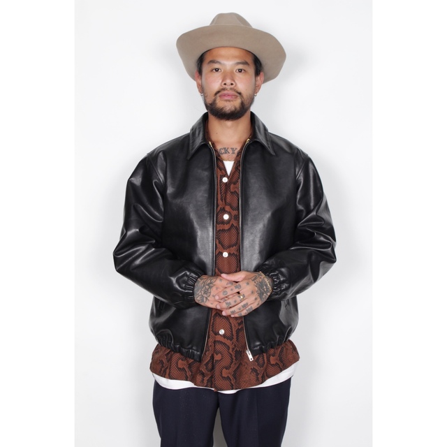 【ラクマ 限定豪華おまけ有】wacko maria LEATHERJACKET