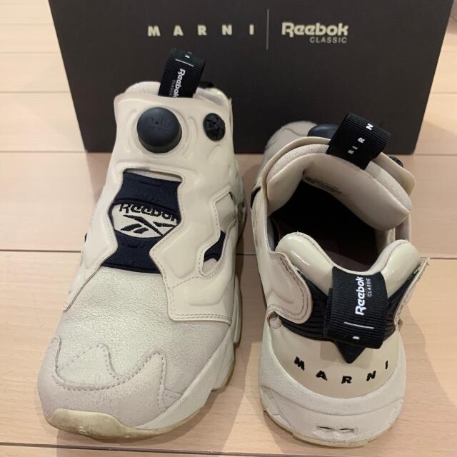EU限定 MARNI × Reebok ポンプフューリー 24cm レディース 靴/シューズ
