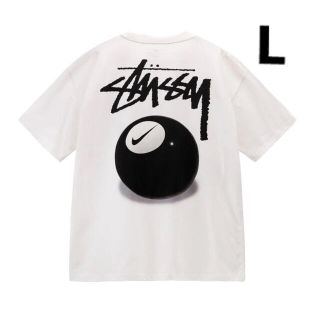 ステューシー(STUSSY)のL■STUSSY & NIKE 8 BALL TEE Tシャツ(Tシャツ/カットソー(半袖/袖なし))