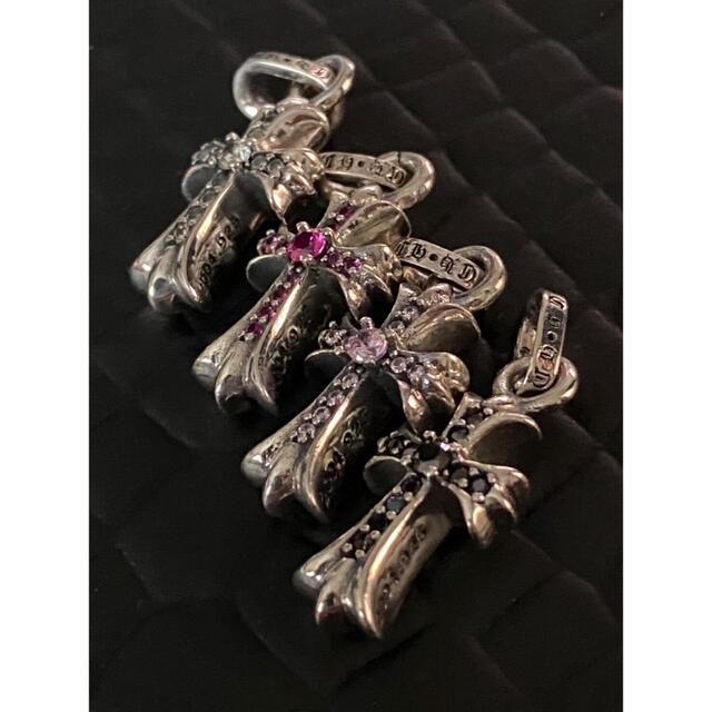 Chrome Hearts(クロムハーツ)の★クロスヘッド★シルバー925製　新品未使用品　ベビーファット　タイニィパヴェ メンズのアクセサリー(ネックレス)の商品写真