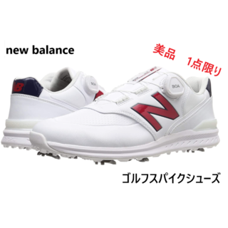 New Balance - 【タグ付　美品】ニューバランス　ゴルフシューズ　スパイク【重心安定に】ND56
