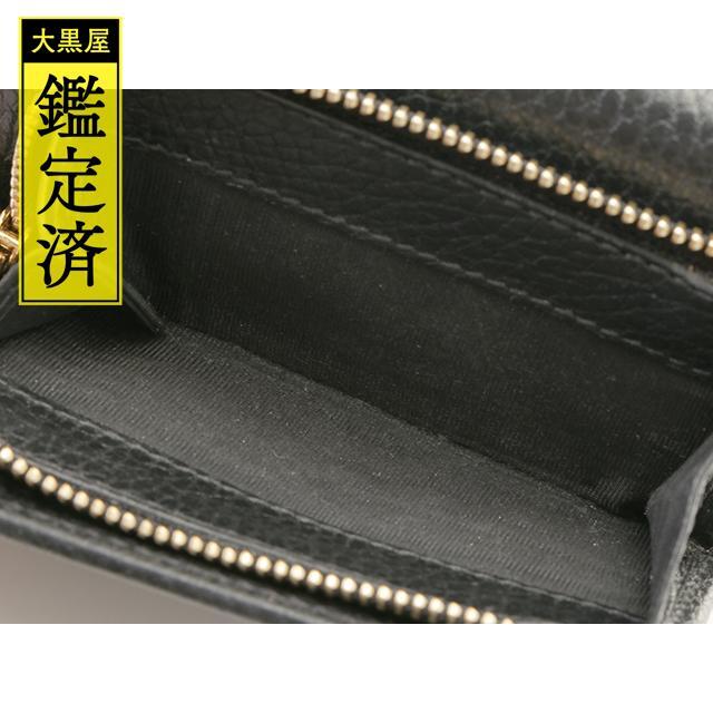GUCCI - GUCCI GGマーモント ミディアムウォレット ブラック