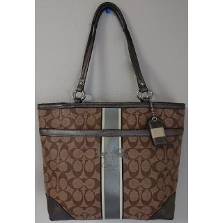 コーチ(COACH)の[送料込] COACH 12358 ヘリテージストライプ トート PVC(トートバッグ)