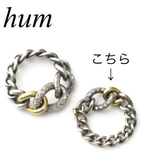 ハム hum ハムエタ チェーンリング ダイヤ入り et-R46の通販 by ...