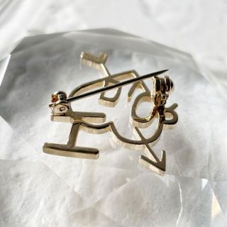 Dior - レア Dior ディオール ブローチ アイラブディオール ハート