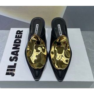 Jil Sander - Jil Sander メタルプレート ルイヒールミュール の通販