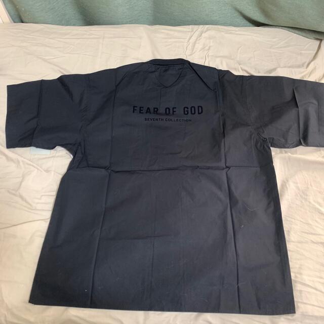 fear of god ブラック　ポプリン　ポロシャツ　XL 7th 4