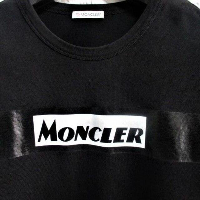 【美品】★MONCLER★モンクレール・ロゴ・ブラックワッペン・ tシャツ・S