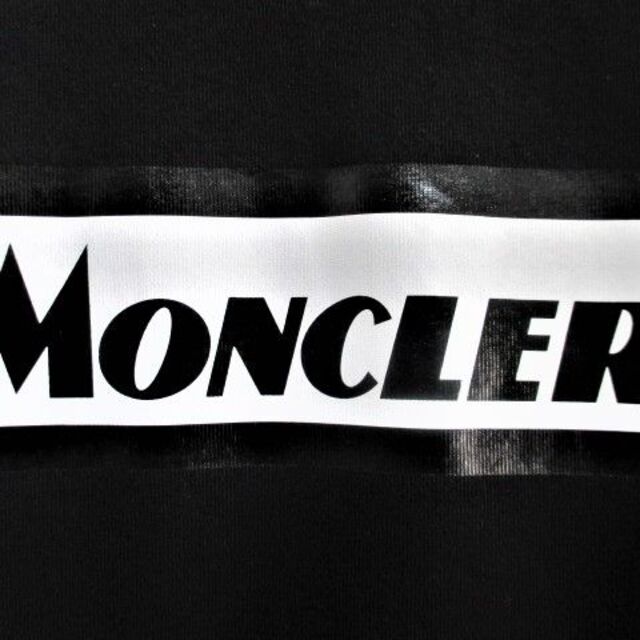 MONCLER(モンクレール)の☆モンクレール ボックスロゴ プリント ワッペン Tシャツ 半袖/メンズ/S/黒 メンズのトップス(Tシャツ/カットソー(半袖/袖なし))の商品写真