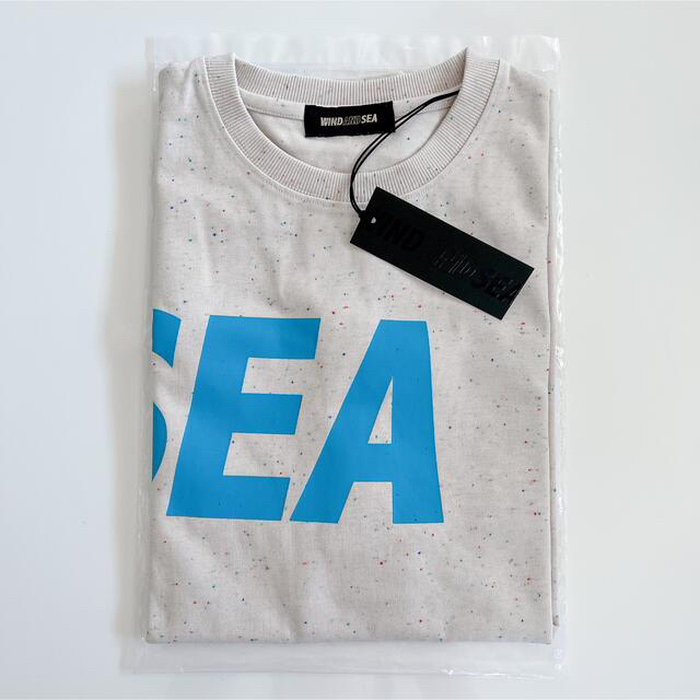 WIND AND SEA(ウィンダンシー)のWIND AND SEA T-SHIRT Nep Ivory Sky メンズのトップス(Tシャツ/カットソー(半袖/袖なし))の商品写真