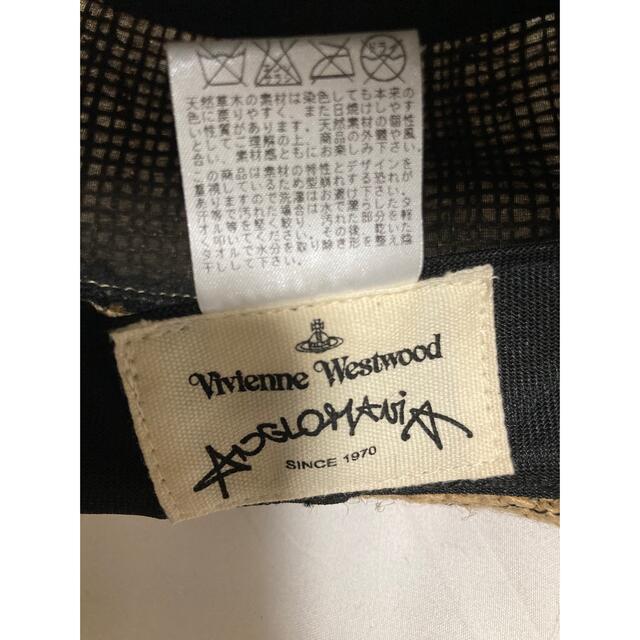 Vivienne Westwood(ヴィヴィアンウエストウッド)のご成約済み　VivienneWestwood 麦わら ストローハット  レディースの帽子(麦わら帽子/ストローハット)の商品写真