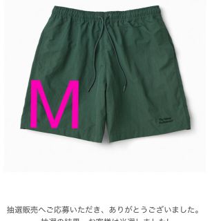 コモリ(COMOLI)のennoy Nylon Shorts (GREEN) Mサイズ(ショートパンツ)