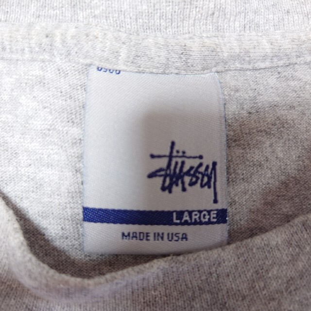 00s OLD STUSSY スカルソードプリント Tシャツ  ステューシー