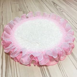 ♡美品♡ローズレースのフリルカフェマット♡(その他)