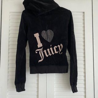 ジューシークチュール(Juicy Couture)のジューシークチュール　パーカー　黒(パーカー)