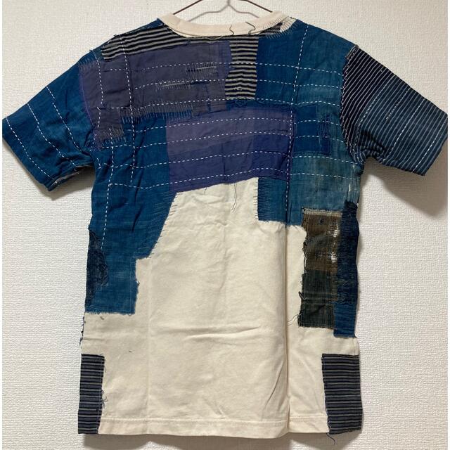19th〜20th fabric remakeボロ古布リメイクパッチワークシャツ