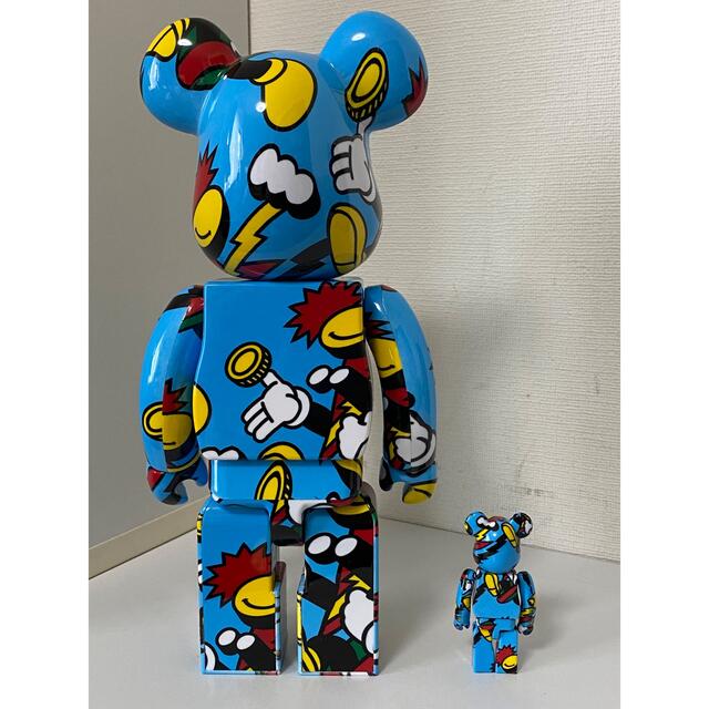 BE@RBRICK - ベアブリック/Grafflex Arts/400%/限定/100%/セット/箱付