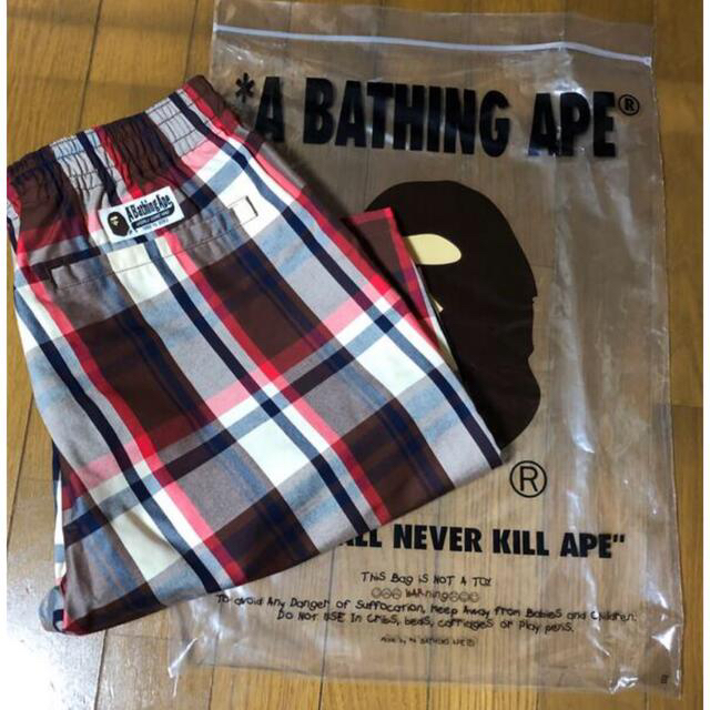A BATHING APE(アベイシングエイプ)のA BATHINGAPE  CHECK SHORTS メンズのパンツ(ショートパンツ)の商品写真
