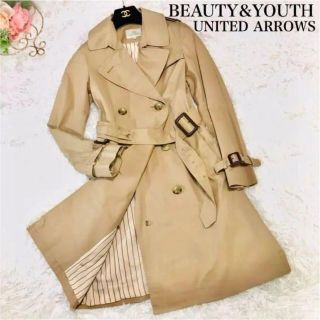 BEAUTY&YOUTH UNITED ARROW トレンチコート ベージュ M