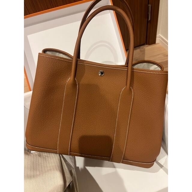 エルメス ガーデンパーティー 36 GP PM pm hermes シルバー金具 - www