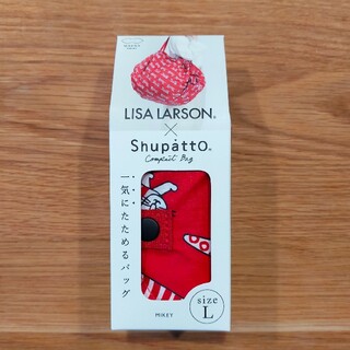 Lisa Larson - エコバッグ　シュパット　LISA LARSON　マイキーレッド　Ｌサイズ