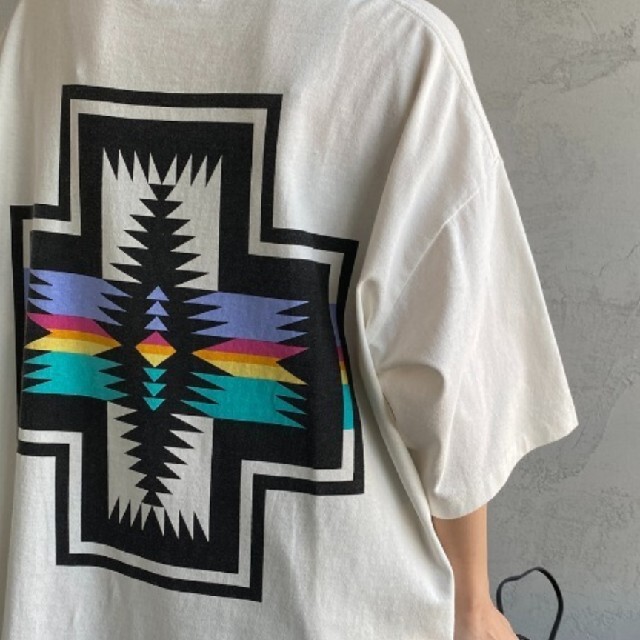 PENDLETON(ペンドルトン)のPENDLETON/ペンドルトン]別注 ネイティブ柄バックプリントＴシャツ メンズのトップス(Tシャツ/カットソー(半袖/袖なし))の商品写真