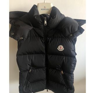 モンクレール(MONCLER)の【美品】モンクレール ダウンベスト フード付 2020〜21年モデル size1(ダウンベスト)