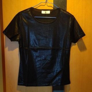 カールラガーフェルド(Karl Lagerfeld)のカールラガーフェルド  Tシャツ  新品  タグ付き  特殊加工  黒(Tシャツ(半袖/袖なし))