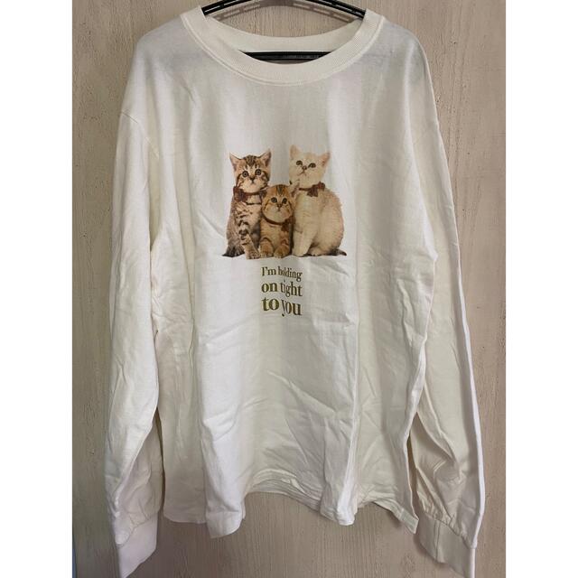 Treat cat long T-shirts レディースのトップス(Tシャツ(長袖/七分))の商品写真