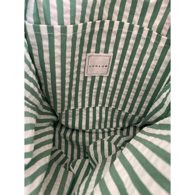 最終価格‼️LUDLOW  Shirring stripe tote S
