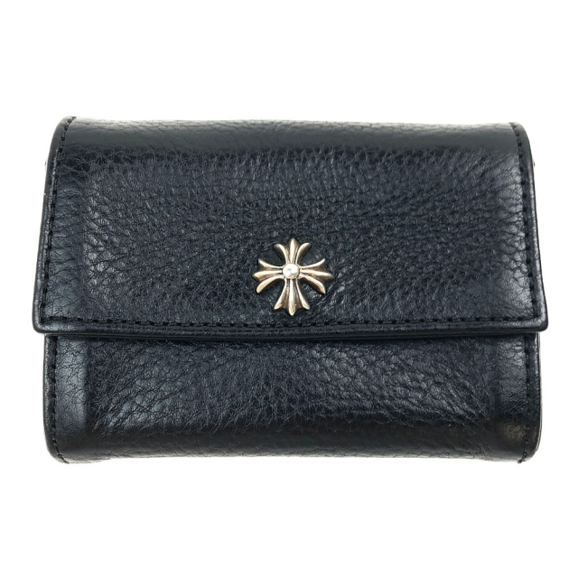 CHROME HEARTS クロムハーツ（原本無） 財布 TINY WALLET CH PLUS タイニー ウォレット CH プラス ブラック系