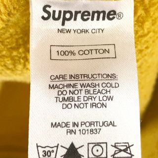 SUPREME シュプリーム 18AW Chainstitch Hooded Sweat チェインステッチ スウェットプルオーバーパーカー ブラック