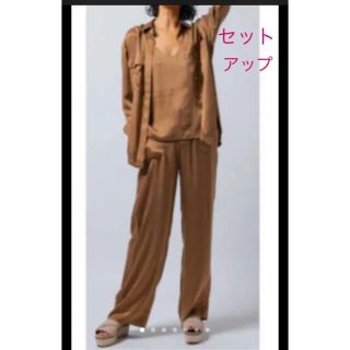 【美品♡2点ｾｯﾄ】ダブスタ♡シルク混ニットセットアップ