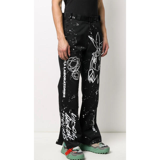 早い者勝ち★送料無料★OFF-WHITE FUTURA ALIEN PANTS