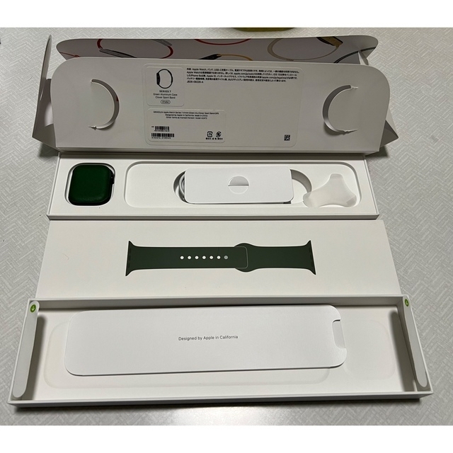 Apple Series 7（GPS）- 41mmグリーン　アルミ メンズの時計(腕時計(デジタル))の商品写真