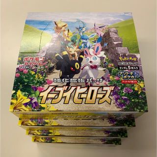 イーブイヒーローズ　シュリンク無し　4BOXセット(Box/デッキ/パック)