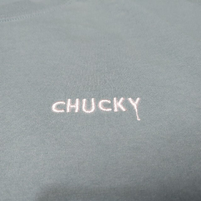 CHUCKY ビッグプリント ムービーTシャツ チャイルドプレイ チャッキー約57cm肩幅