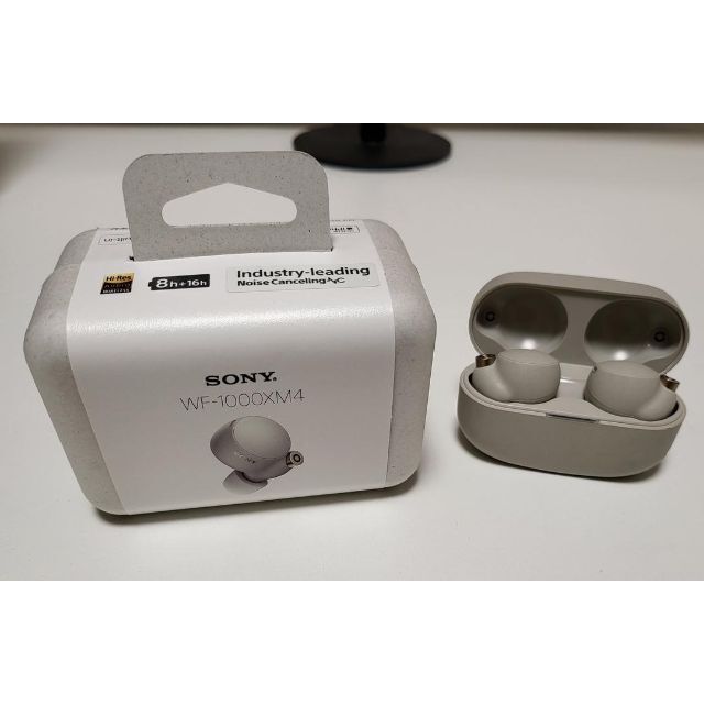 SONY - 【美品】SONY WF-1000XM4 ノイズキャンセリング シルバー