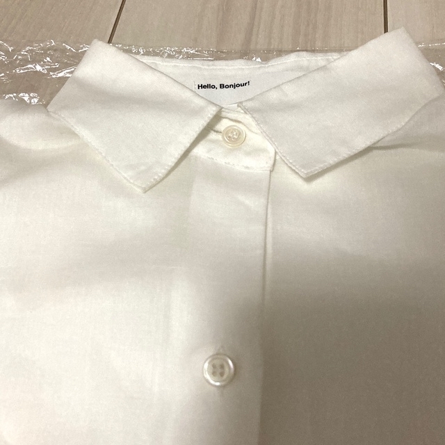 L'Appartement DEUXIEME CLASSE(アパルトモンドゥーズィエムクラス)の定価22,000 Ramie Half Sleeve Shirt ホワイト レディースのトップス(シャツ/ブラウス(半袖/袖なし))の商品写真