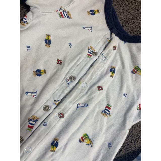 POLO RALPH LAUREN(ポロラルフローレン)のロンパース 半袖 Tシャツ 2枚セット キッズ/ベビー/マタニティのベビー服(~85cm)(ロンパース)の商品写真