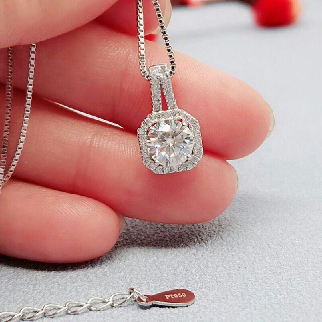 ピアス【11-19】【新品】ダイヤモンド ネックレス D1.00ct - ネックレス