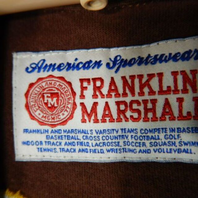 FRANKLIN&MARSHALL(フランクリンアンドマーシャル)の7926　フランクリン　マーシャル　イタリア製　長袖　ポロシャツ　ビンテージ加工 メンズのトップス(ポロシャツ)の商品写真