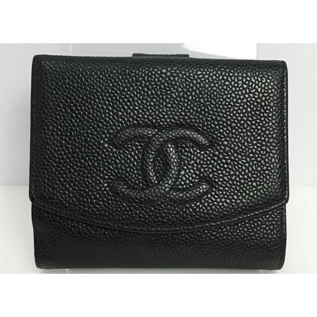 CHANEL シャネル キャビアスキン ミニ財布