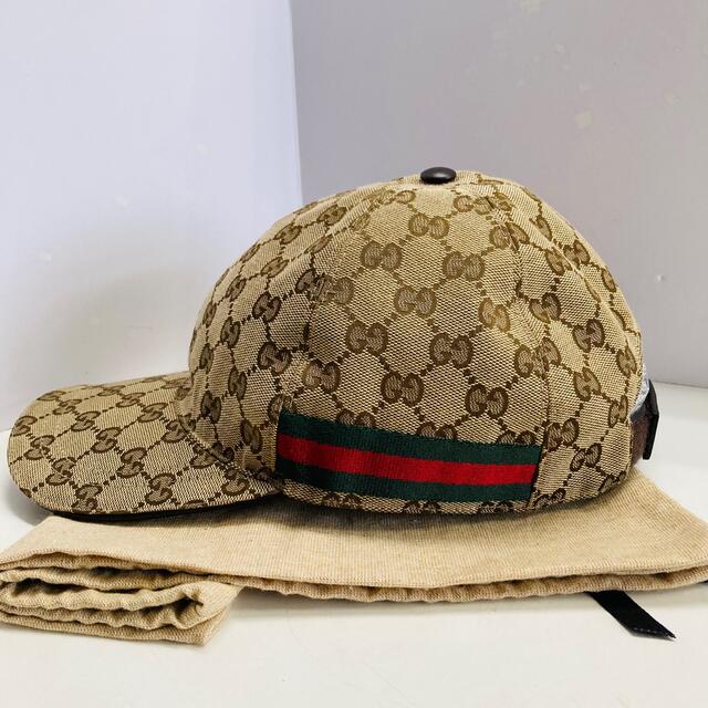GUCCI グッチ GGキャンバス ベースボールキャップ Lサイズ holdmeback.com