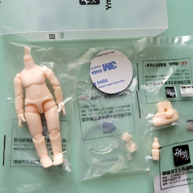 【新品】オビツ11似YMYボディ☆Sakura pink×2点 ハンドメイドのぬいぐるみ/人形(人形)の商品写真