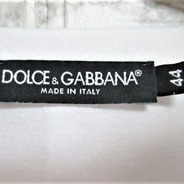 DOLCE&GABBANA(ドルチェアンドガッバーナ)のドルチェアンドガッバーナ ドルガバ プリント ロゴ Tシャツ 半袖/メンズ/44 メンズのトップス(Tシャツ/カットソー(半袖/袖なし))の商品写真