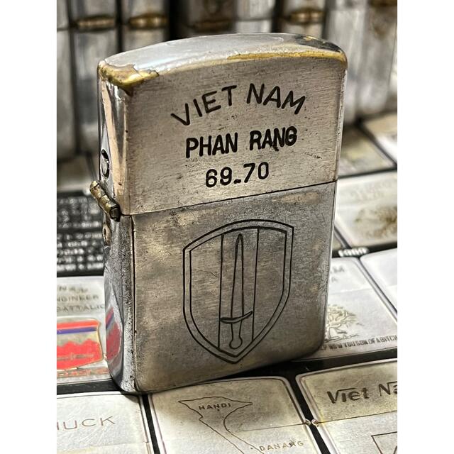 ベトナムZIPPO】本物 1969年製ベトナムジッポー「ベトナム戦闘員識別章