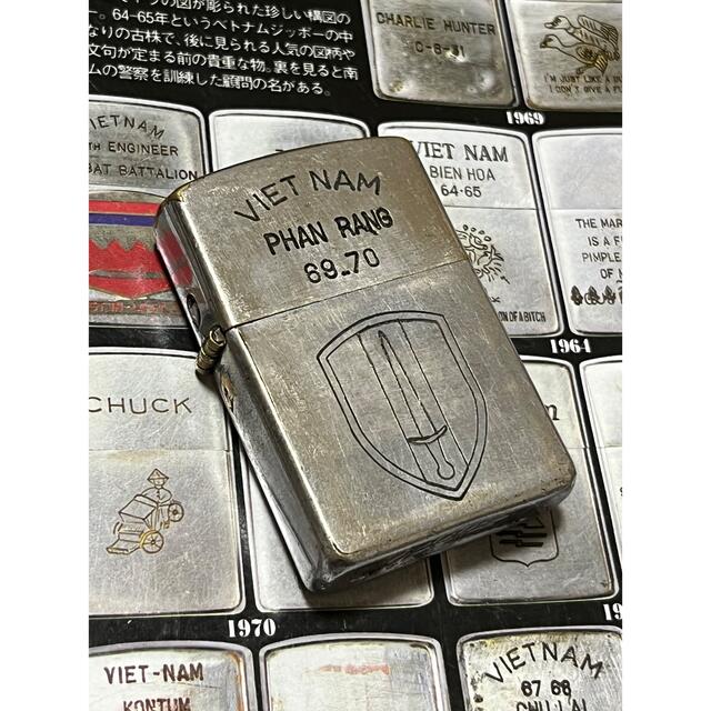 【ベトナムZIPPO】本物 1969年製ベトナムジッポー「在ベトナム第1野戦軍」