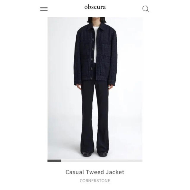 CORNERSTONE 22ss Knit blouson | datatraceautomation.in