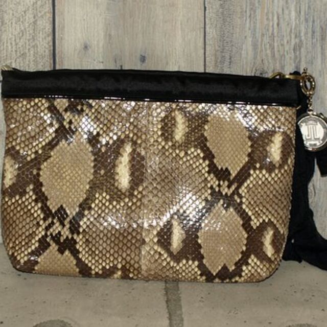 LANVIN - ランバン正規品クラッチバッグ◇パイソン・美品 イタリア製